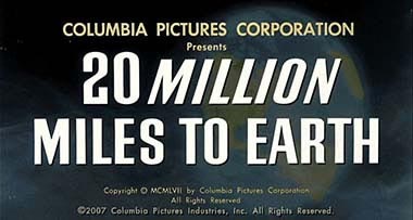 20 Millions Miles to Earth title