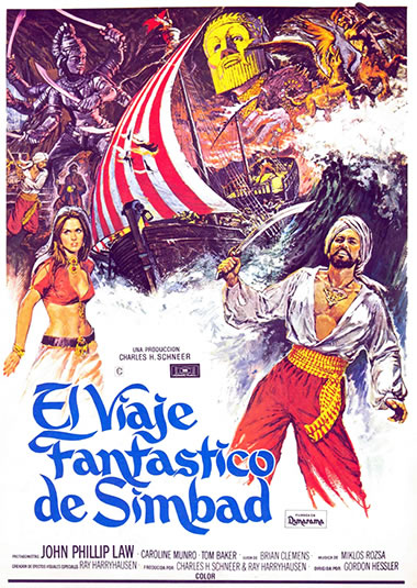 Golden Voyage of Sinbad Spain poster