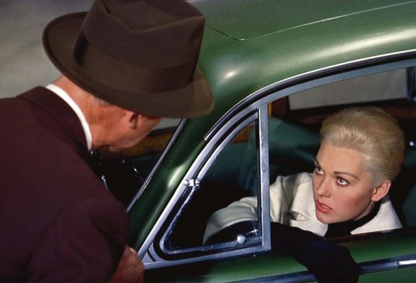 Kim Novak green Jaguar Vertigo Hitchcock