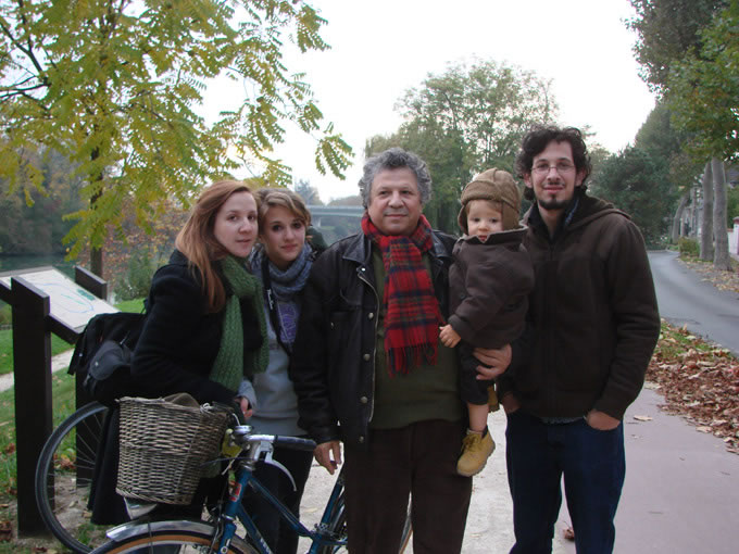 Olivia, Viviane, Jean, Hadrien, Arthur Segura, septembre 2007