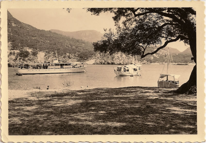 Corfou, Club Méditerranée, 1957