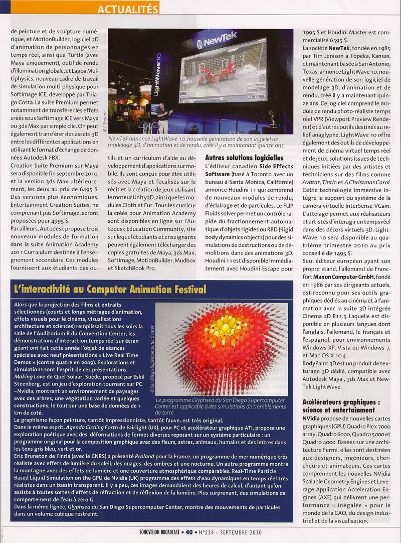 Sonovision Siggraph 2010 - page 40